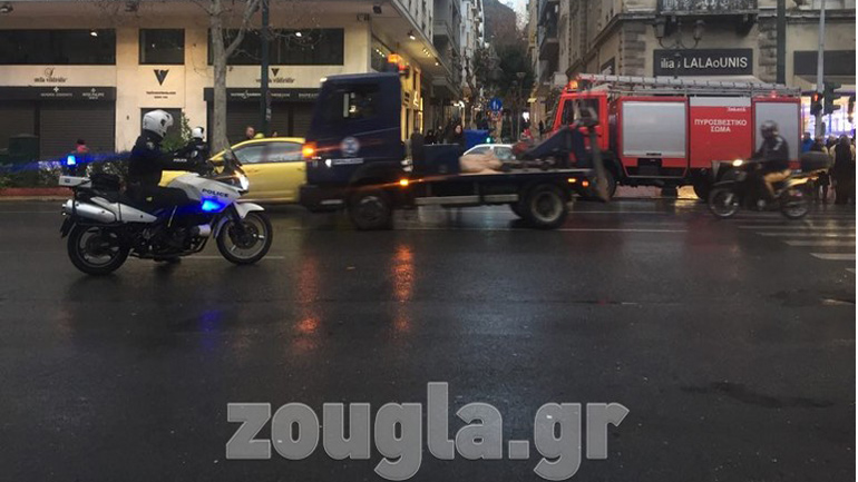 Παρά λίγο έκρηξη φιάλης στη Βουκουρεστίου