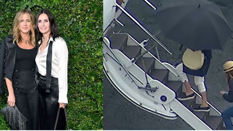 Περιπέτεια στον αέρα για την Jennifer Aniston και τη Courteney Cox!
