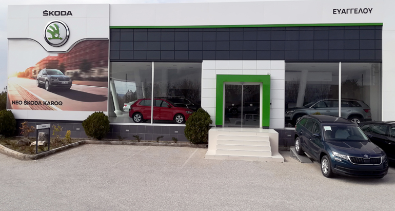 Στα σύγχρονα πρότυπα της Skoda στο νομό Λάρισας είναι σχεδιασμένη η αντιπροσωπεία Ευαγγέλου Α.Ε.