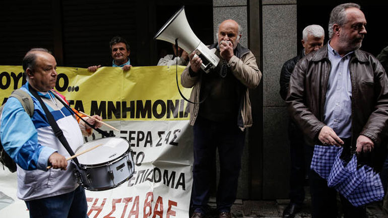 Διαμαρτυρία αστυνομικών για τη μη καταβολή νυχτερινών δεδουλευμένων