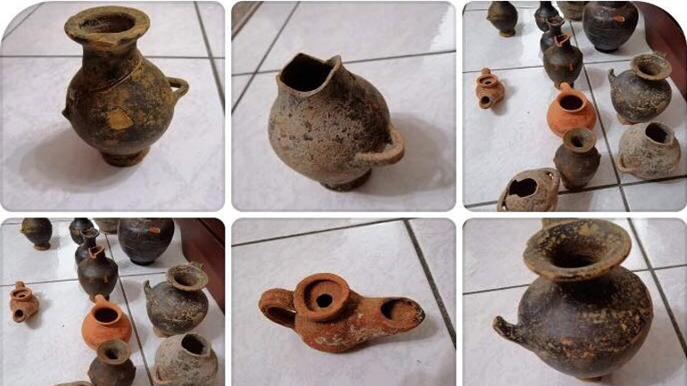 Παράδοση 17 αρχαιοτήτων στη ΓΑΔΑ από τον Γιώργο Τσούκαλη