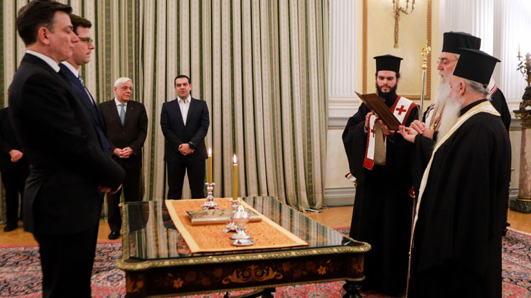 Ορκίστηκαν οι νέοι υπουργοί της κυβέρνησης