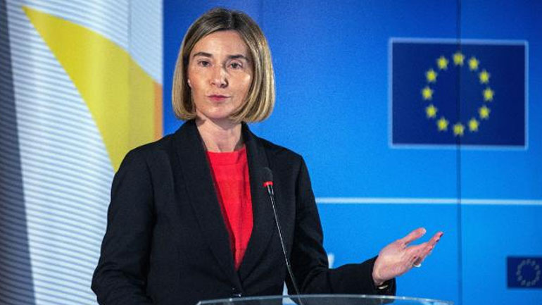 Την έναρξη της εφαρμογής της Συμφωνίας των Πρεσπών χαιρέτισαν η Φ. Μογκερίνι και οι ΥΠΕΞ της Ε.Ε.