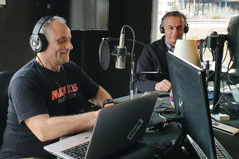 Παντελής Τζερτζεβέλης (αριστερά) και Ηλίας Ντέβελι