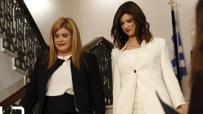 Η Νοτοπούλου παρέδωσε στην Χατζηγεωργίου το υπουργείο Μακεδονίας-Θράκης Η Νοτοπούλου παρέδωσε στην Χατζηγεωργίου το υπουργείο Μακεδονίας-Θράκης