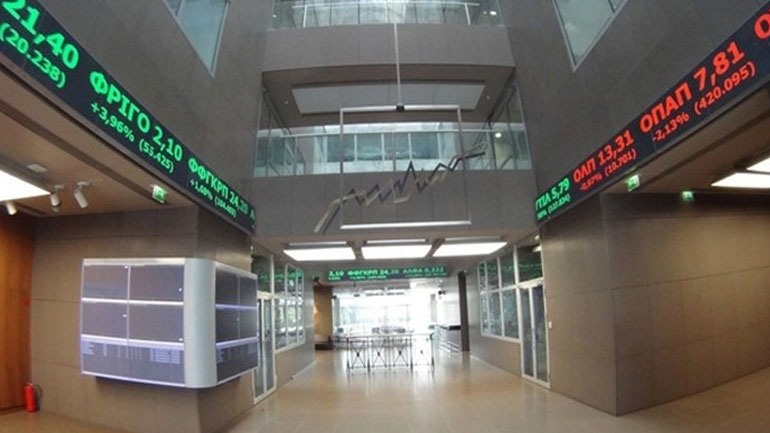 Ήπιες πτωτικές τάσεις στο Χρηματιστήριο Αθηνών