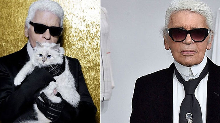 Πενθεί η γάτα του Karl Lagerfeld – Ποζάρει με μαύρο βέλο