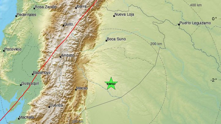 Ισχυρός σεισμός 7,5 Ρίχτερ στα σύνορα Ισημερινού-Περού – Δεν υπάρχουν αναφορές για θύματα ή ζημιές