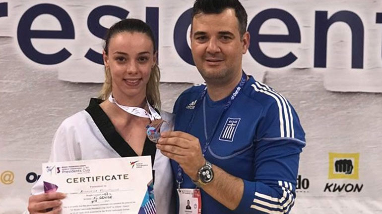 Ταεκβοντό: «Χάλκινη» η Μητσοπούλου στη Χουργκάντα