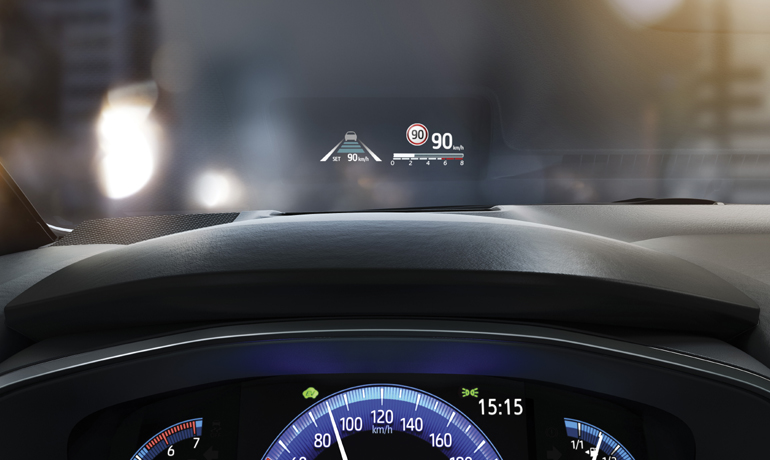 Το Head-up display είναι το μεγαλύτερο της κατηγορίας
