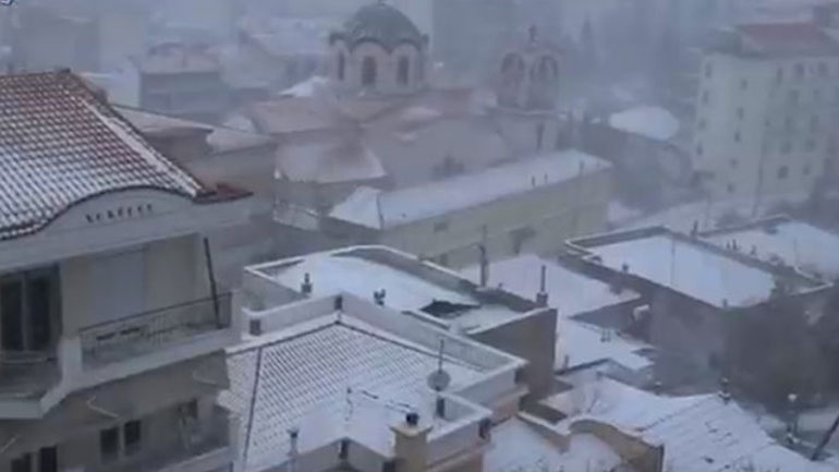 Λευκό τοπίο στο Κιλκίς