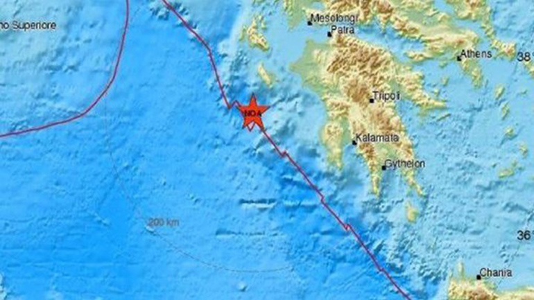 Σεισμός 3,8 Ρίχτερ ανοικτά της Ζακύνθου