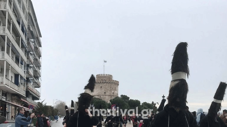 Κωδωνοφόροι «πλημμύρισαν» το κέντρο της Θεσσαλονίκης