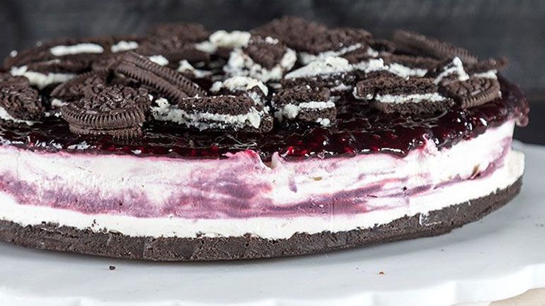 Cheesecake με μπισκότα oreo