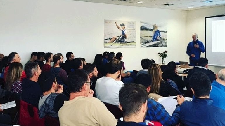 Πρώτη ημέρα της Διεθνούς Προπονητικής Ακαδημίας της FISA