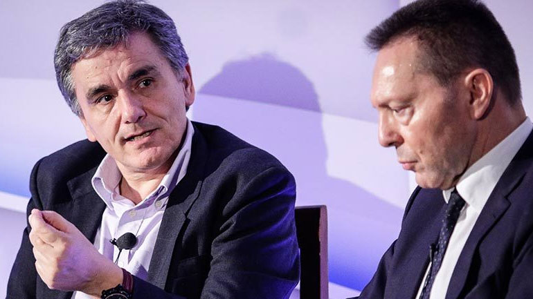 Συνάντηση Τσακαλώτου – Στουρνάρα