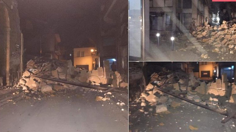 Ψάχνουν για θύματα στα συντρίμμια πολυκατοικίας που κατέρρευσε στη Λευκωσία