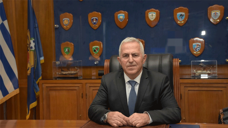 Στα Χανιά ο υπουργός Άμυνας, Ευάγγελος Αποστολάκης