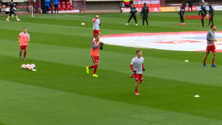Η παρακάμερα του Ολυμπιακoύ για το παιχνίδι με τον ΟΦΗ