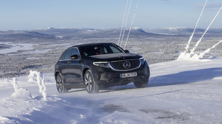 Δοκιμές σε ακραίες συνθήκες για τη Mercedes EQC