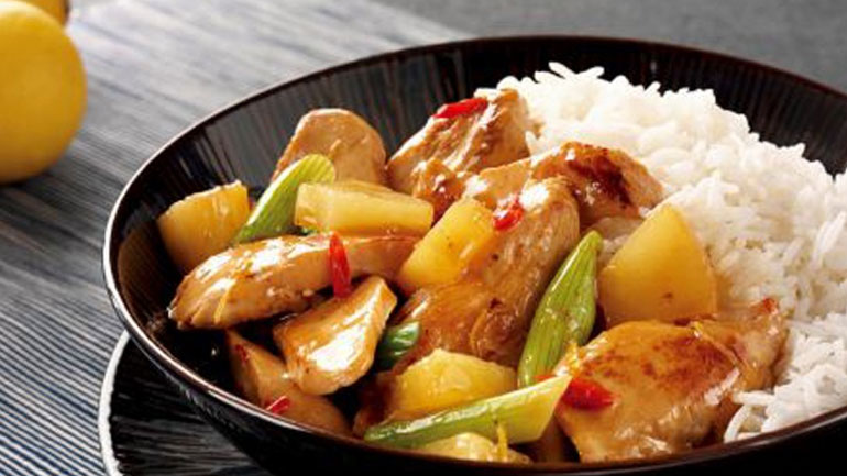 Κοτόπουλο με ανανά