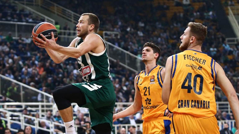 Πολύτιμο «διπλό» για τον Παναθηναϊκό, 99-80 την Γκραν Κανάρια