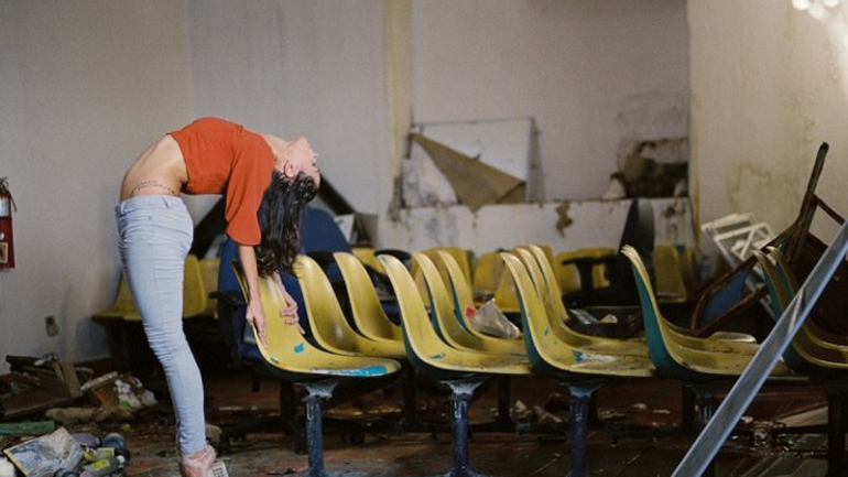 Χορευτές μπαλέτου στην εγκατάλειψη του Πουέρτο Ρίκο