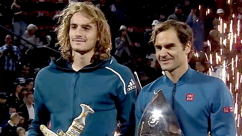 «Βασιλιάς» στο Ντουμπάι ο Φέντερερ, 2-0 σετ τον Τσιτσιπά