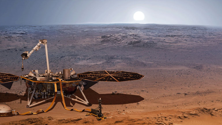 Το InSight της NASA ξεκίνησε το σκάψιμο στον Άρη – Δίκτυο αρχαίων λιμνών εντόπισε το Mars Express της ESA