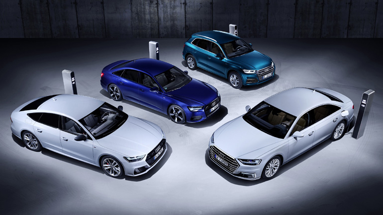 Τα Audi Q5, A6, A7 και A8 τώρα και σε plug-in hybrid έκδοση
