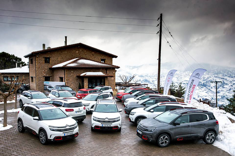Tα ολοκαίνουργια Citroen C5 Aircross στα Τρίκαλα Κορινθίας...