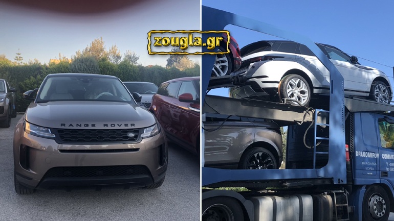 Αυτά είναι μερικά από τα καινούργια Range Rover Evoque που ήρθαν στην Ελλάδα
