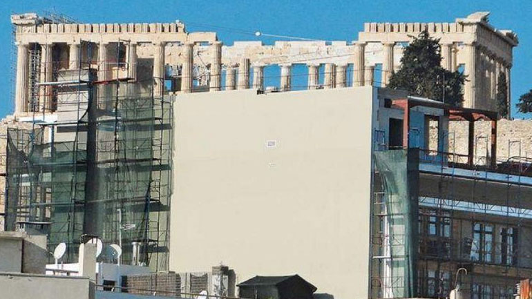 Υπεγράφη η απόφαση για την αναστολή έκδοσης αδειών στην περιοχή νότια της Ακρόπολης