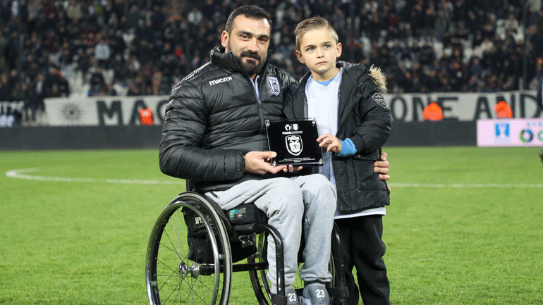 ΠΑΟΚ: «Οικογενειακές» στιγμές στο ημίχρονο