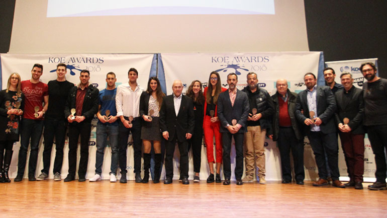 Η ΚΟΕ βράβευσε τους διακριθέντες αθλητές του 2018