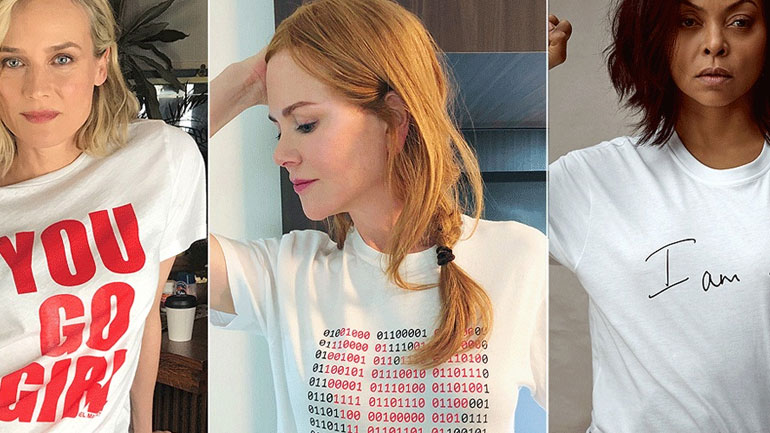 Το Net-a-porter δημιούργησε μια μοναδική συλλογή με T-shirts για την Παγκόσμια Ημέρα της Γυναίκας