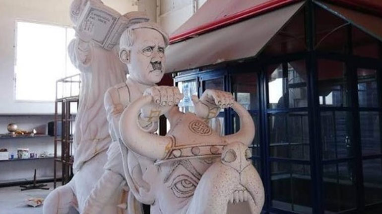 Πάτρα: Καταγγελίες ότι «έκοψαν» άρμα που σατίριζε τον Αμβρόσιο ως Χίτλερ