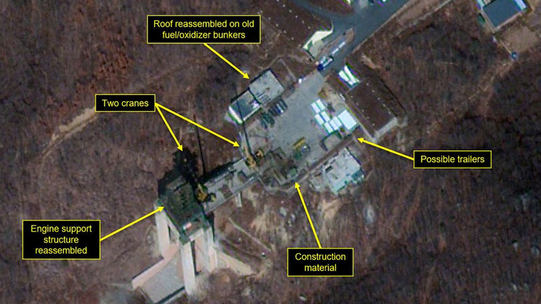 Ν. Κορέα: Η EYΠ κάνει λόγο περί ανεφοδιασμού εγκατάστασης βαλλιστικών πυραύλων της Β. Κορέας