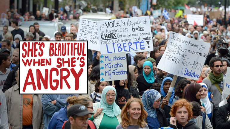 “Είναι πιο όμορφη όταν είναι οργισμένη”