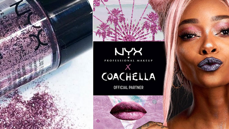 NYX x Coachella: Η Glitter Goals collection της NYX σας πάει Coachella!