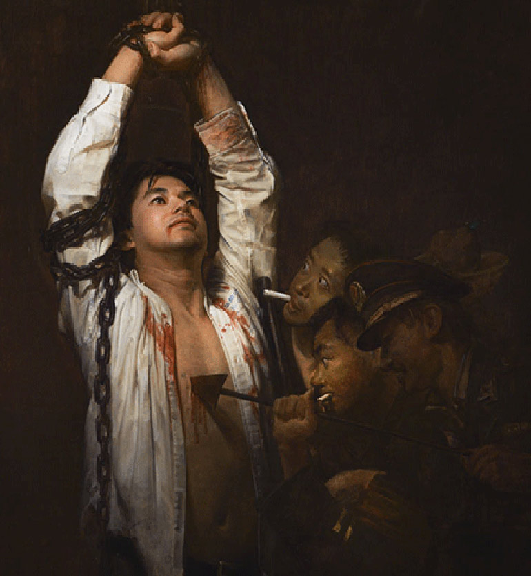 Καλλιτεχνική απεικόνιση των όσων συνέβαιναν μέχρι πρότινος στα "στρατόπεδα καταναγκαστικής εργασίας" της Κίνας