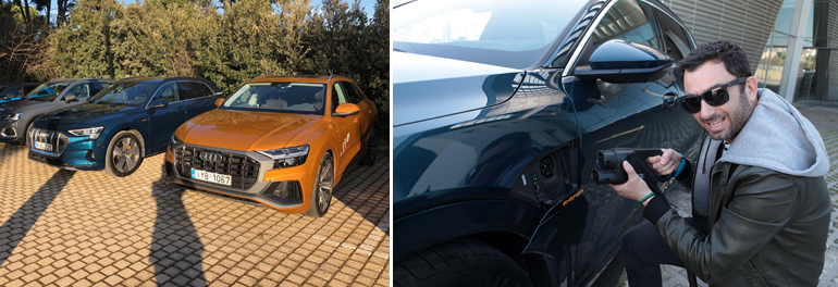To πρώτο αμιγώς ηλεκτρικό Audi e-tron ήρθιε στην Ελλάδα και βρήκαμε την ευκαιρία να το φορτίσουμε...