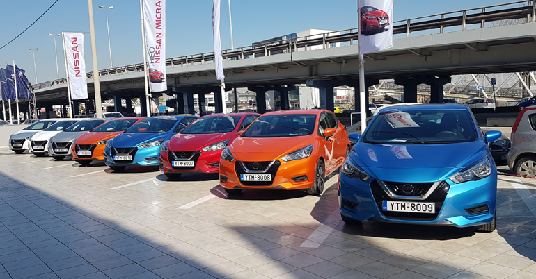 Τα ολοκαίνουργια Nissan Micra με το νέο κινητήρα των 1.000 κ.εκ. και τους 100 ίππους