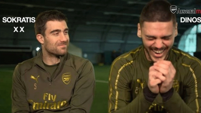 Ο Μαυροπάνος νίκησε τον Παπασταθόπουλο στο κουίζ της Άρσεναλ!