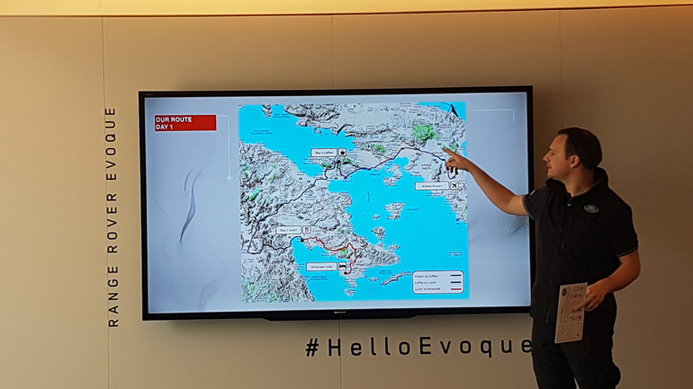 H διαδρομή που ακολουθήσαμε αλλά και θα καλύψουν οι 5.800 δημοσιογράφοι που θα επισκεφτούν τη χώρα μας