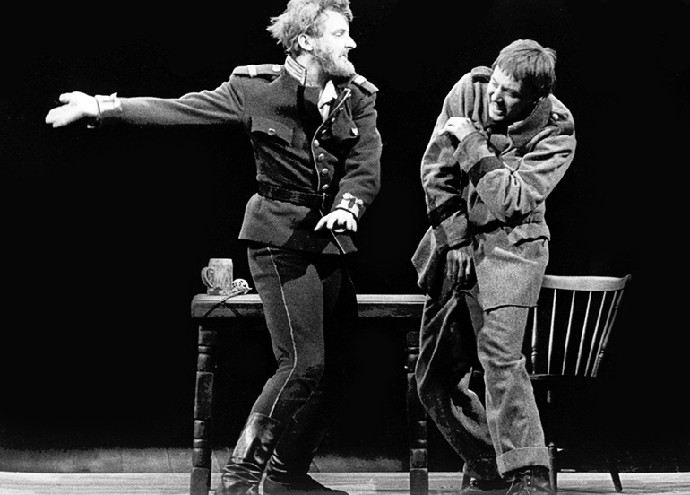 Σκηνή από τον Βόυτσεκ, σε σκηνοθεσία Ίνγκμαρ Μπέργκμαν, 1969