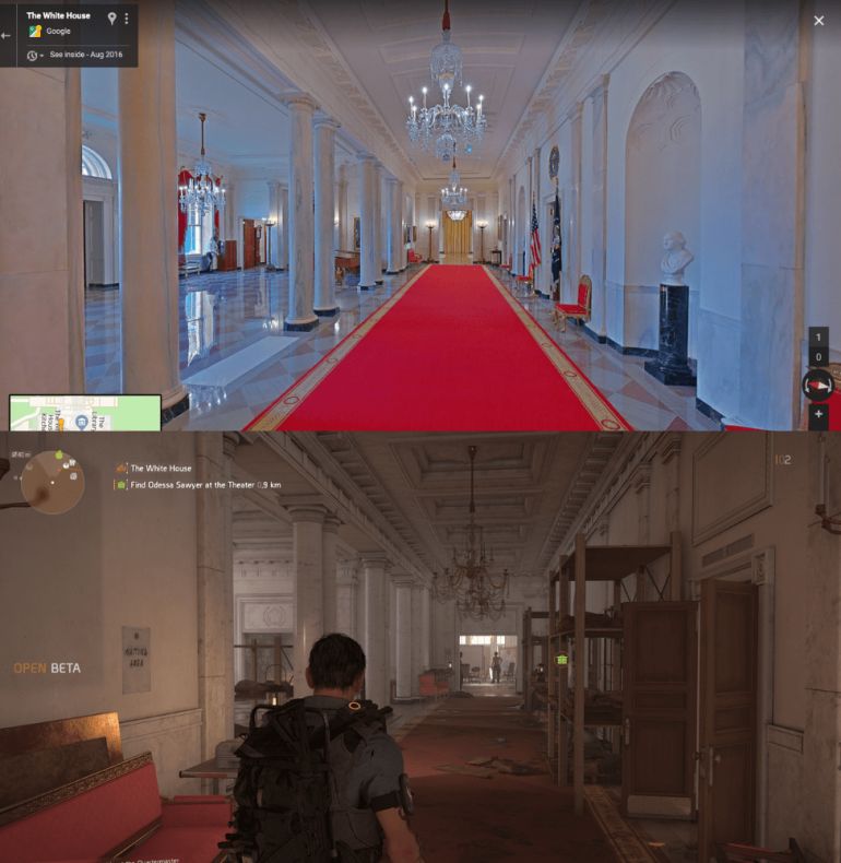 Τα δωμάτια μέσα στον Λευκό Οίκο