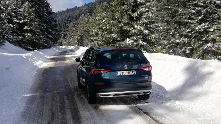 Σε χιονισμένες διαδρομές δεν έχεις να φοβηθείς τίποτε, αρκεί να είσαι προσεκτικός