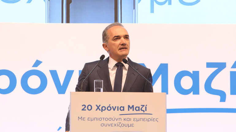 Πολιτική εκδήλωση του Μ. Σαλμά για τη συμπλήρωση 20 χρόνων κοινοβουλευτικής του θητείας