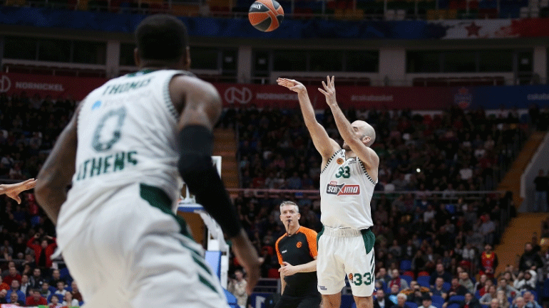 «Βόμβα» στη Μόσχα ο Παναθηναϊκός, 78-77 την ΤΣΣΚΑ